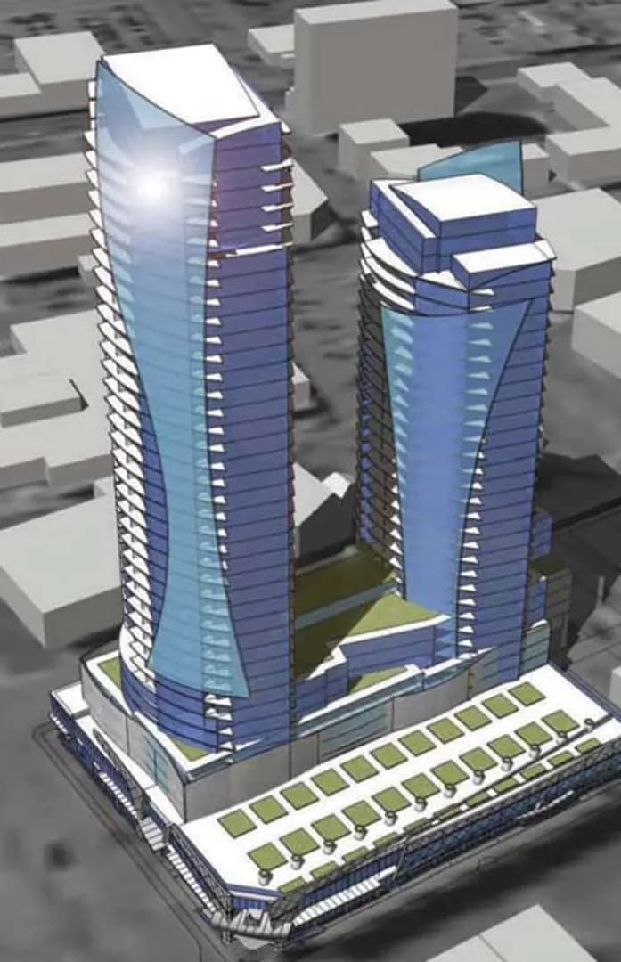 Yorkton Twin Condo Towers - Main View
