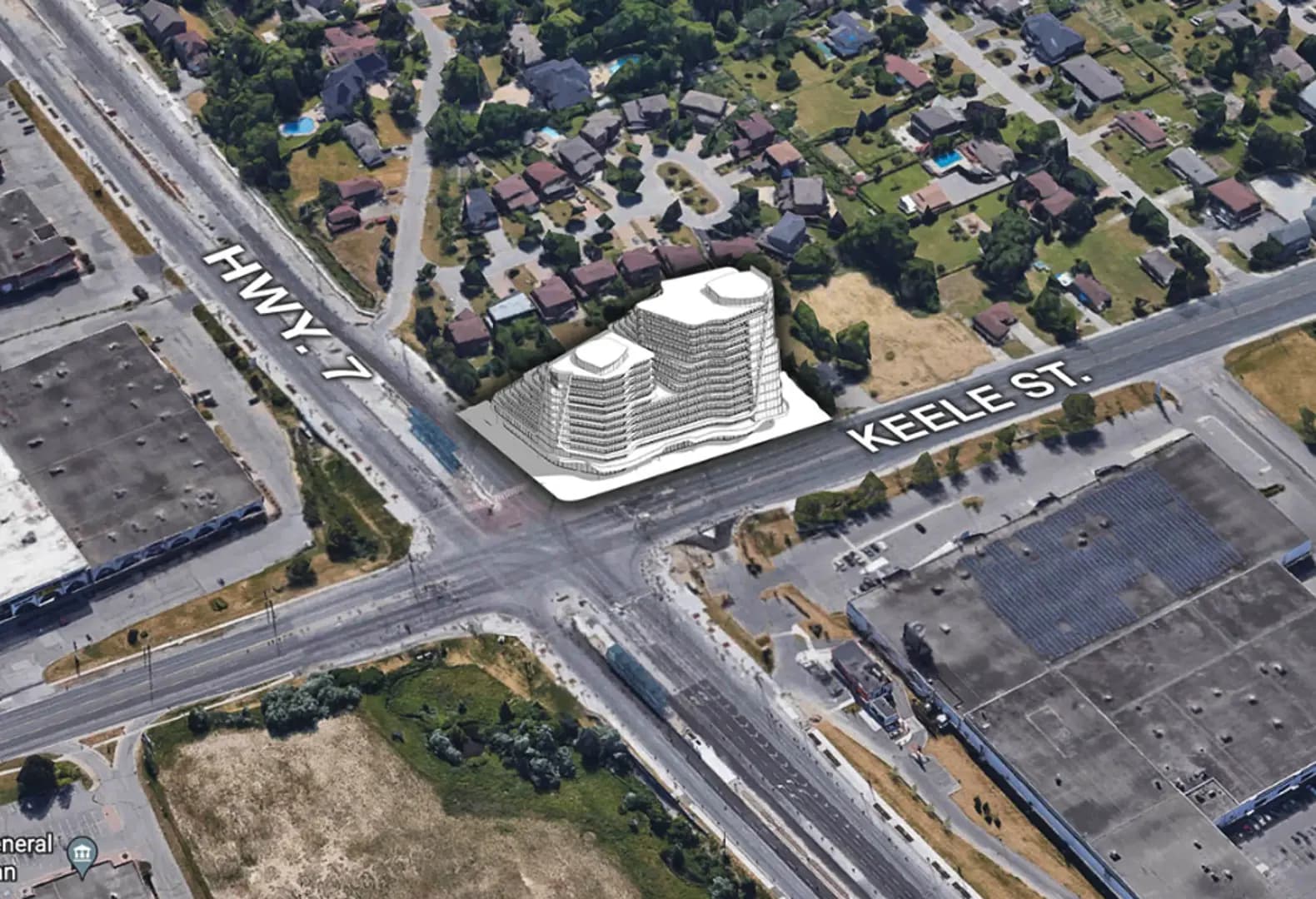 Keele Street & Highway 7 Condos - Main View