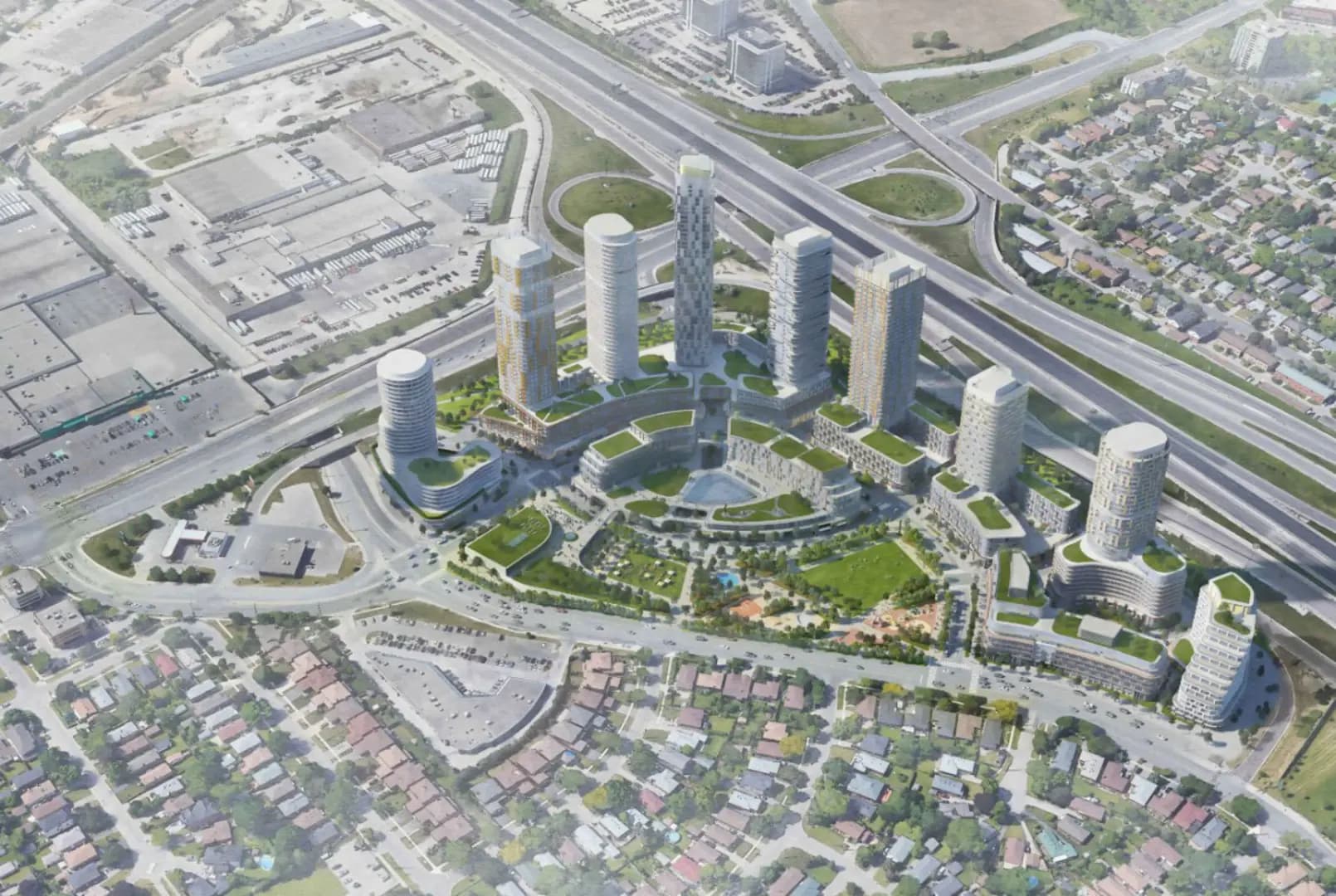 250 The East Mall Condos - Main View