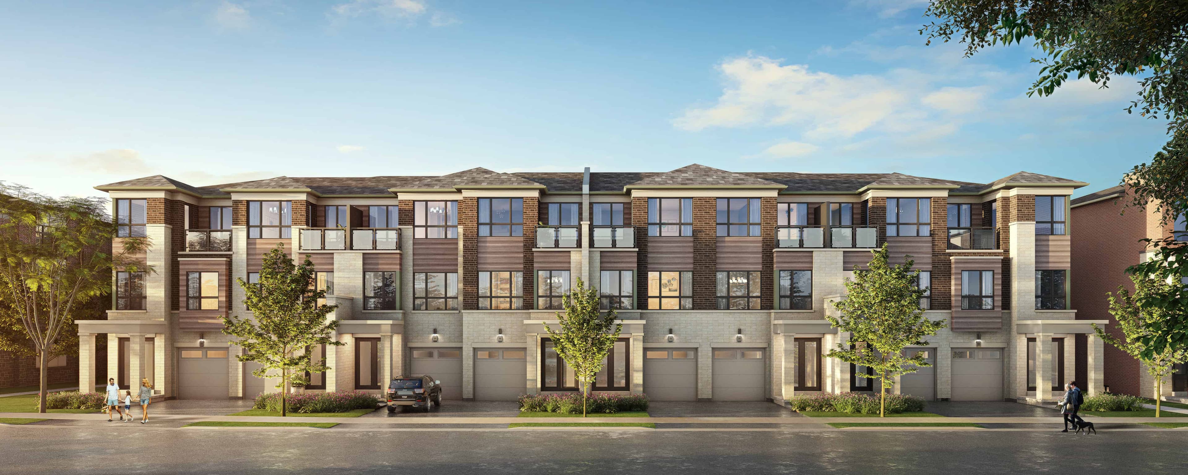 Nava townhomes in Oakville