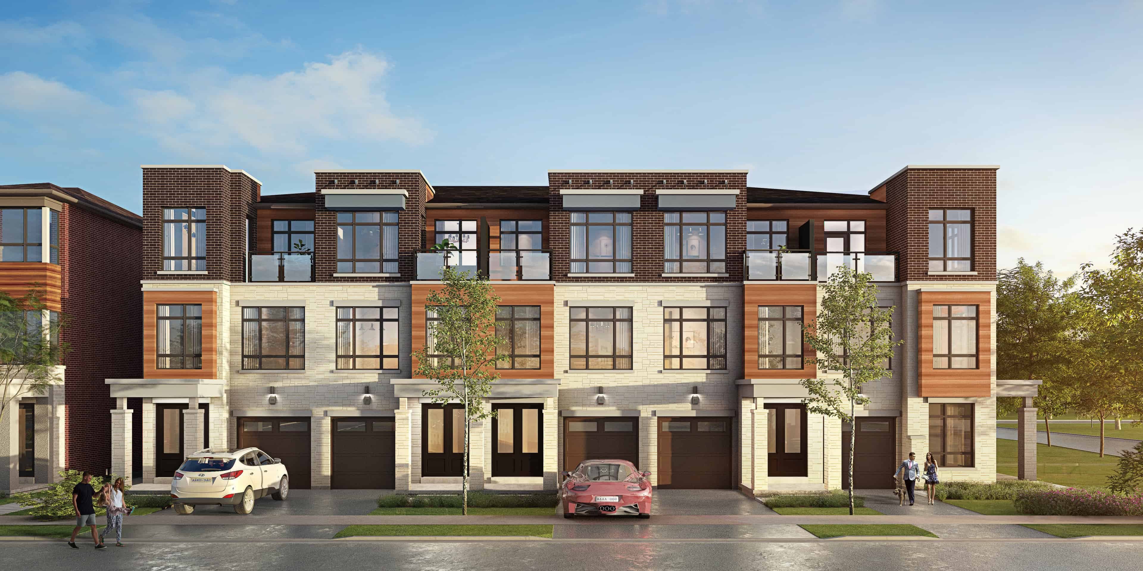 Nava townhomes in Oakville