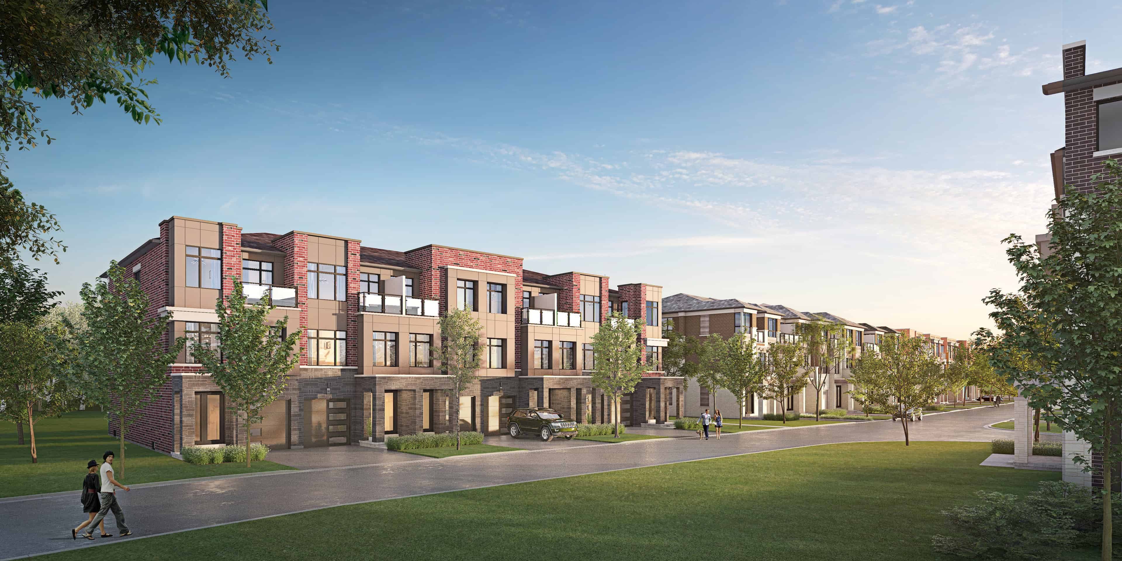 Nava townhomes in Oakville