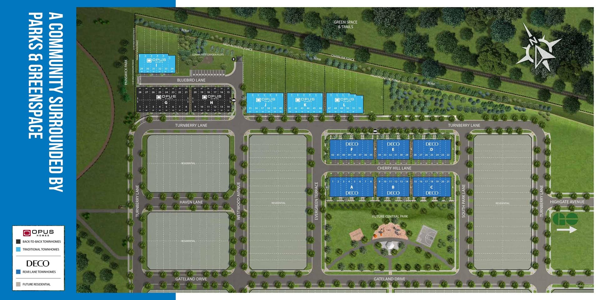 Site Map Go towns Barrie Townhouse. Preconstruction