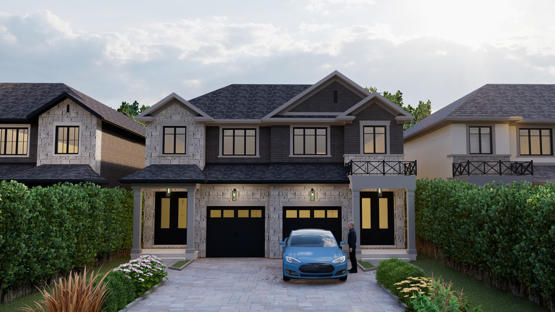 new preconstruction semi detached home in Brampton